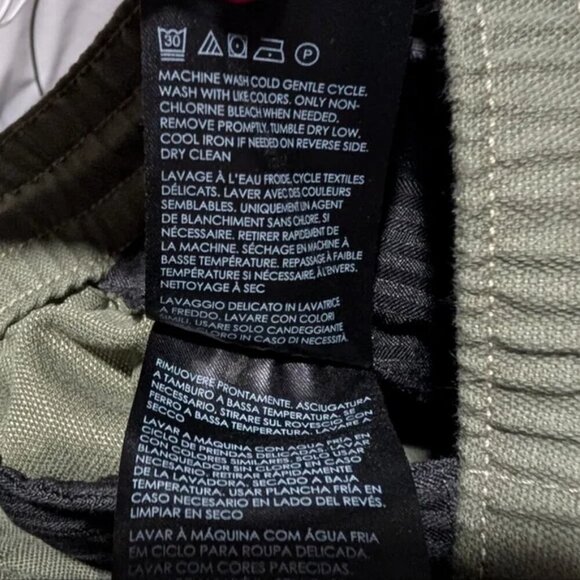 NWT Club Monaco | Men's Elasticated Linen Blend Trousers in Olive Green - Picture 14 of 16